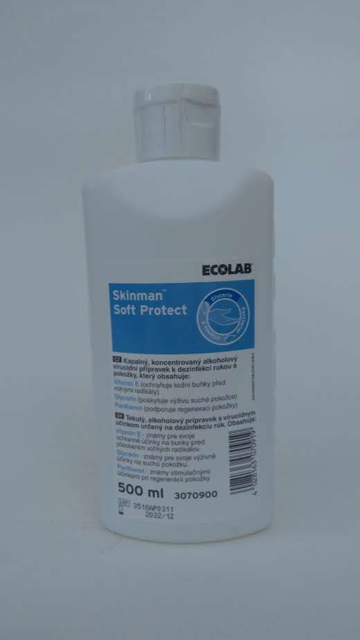 Skinman soft PROTECT 500ml alkoholová dezinf.rúk a pokožky