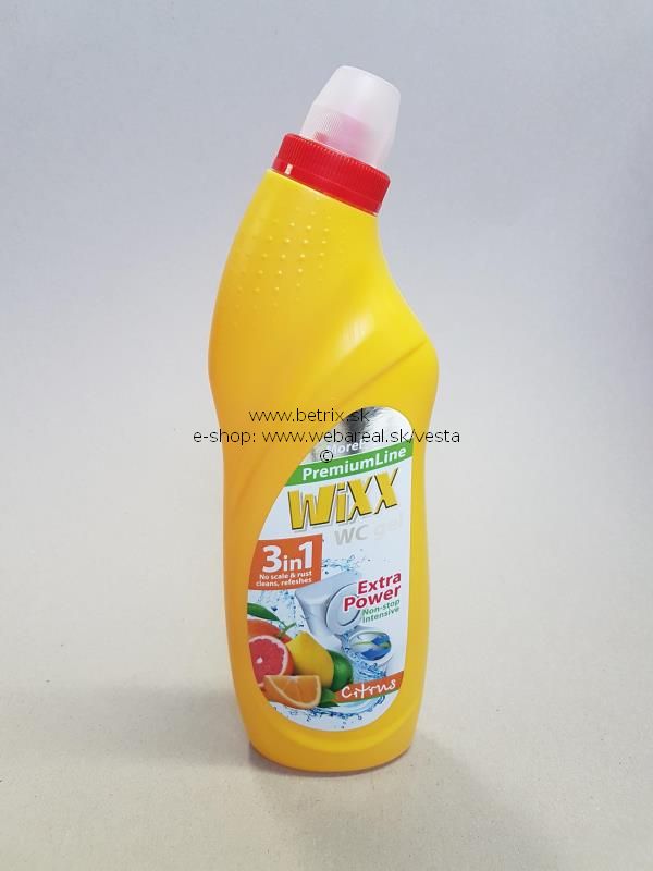 WIXX gelový čistič WC 750ml citrus