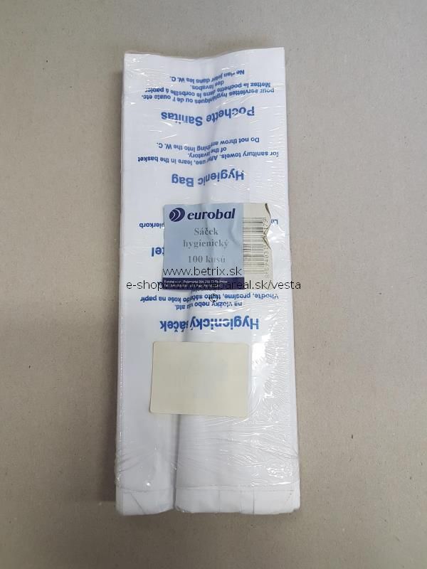 Vrecko papierové na použité hygienické vložky 100ks