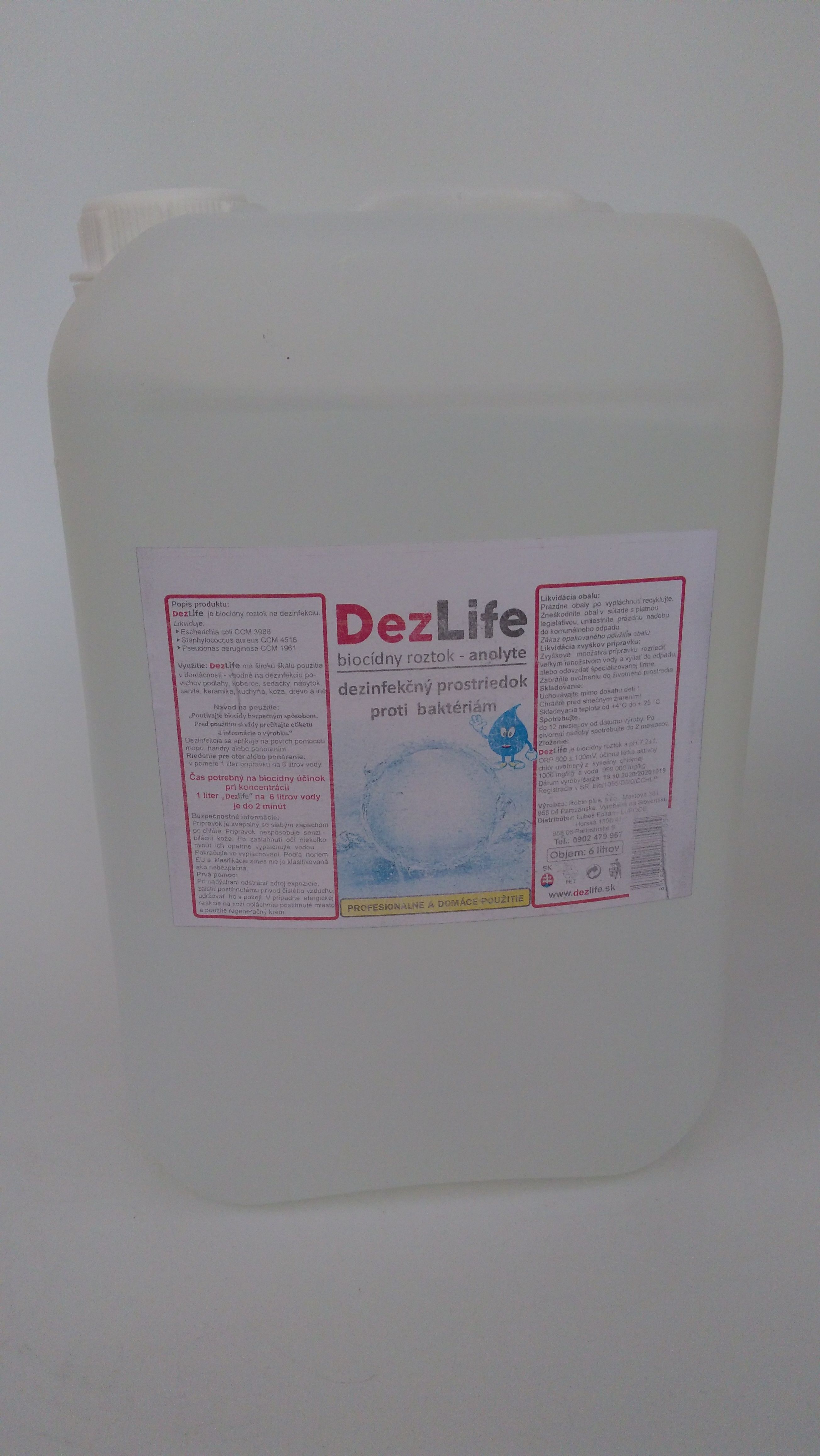 DezLife 1000ppm (náhrada za Oxychlorine)  6L