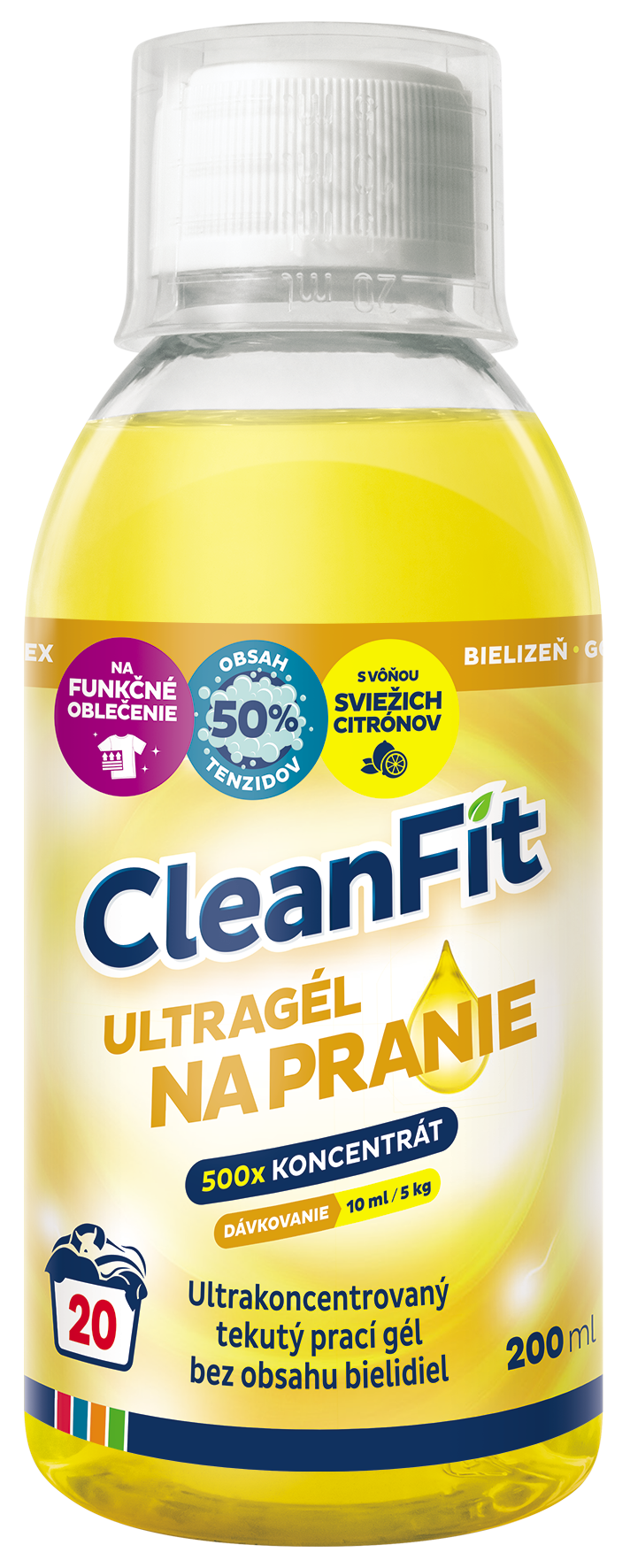 CleanFit ultragél na pranie 200ml