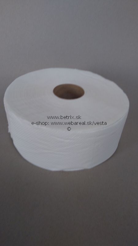 Toaletný papier pr. 19cm, 2vrs. biela celuloza