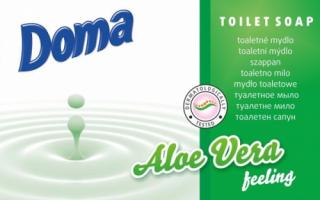 Karton  48ks toaletné mydlo DOMA 100gr AloeVera